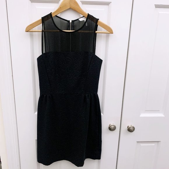 Sandro Embossed Print Dress - Picture 1 of 9